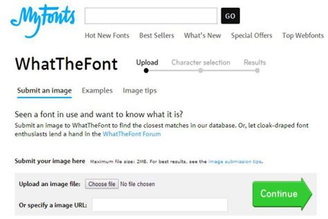 whatthefont extension